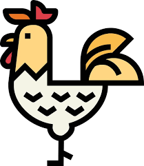 Animal Poutry Farm Icon Stock Vector By