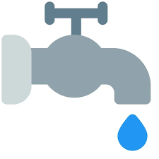 Water Wastage Symbol Icon Simple Vector