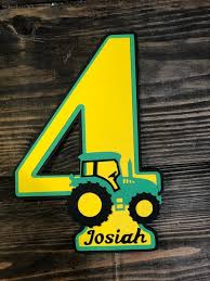 John Deere Tractor Cake Topper