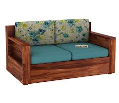 Buy Marriott 2 Seater Wooden Sofa