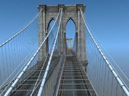 3d lightwave brooklyn bridge suspension