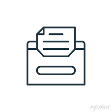 File Storage Icon Thin Linear File