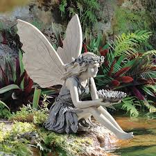 Sunflower Fairy Statue Garden