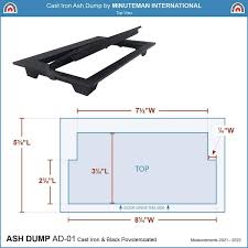 Cast Iron Ash Dump Cover For Fireplaces