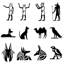 Egyptian Hieroglyphics Symbol Set 1