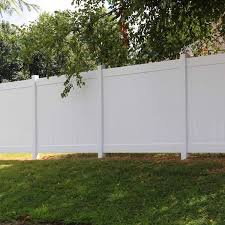 White Vinyl Privacy Fence Panels