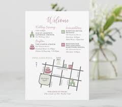 Wedding Map Custom Design Printable