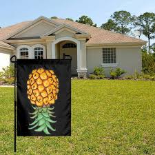 Pineapple Inverted Garden Flag
