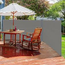 Outsunny Patio Retractable Double Side