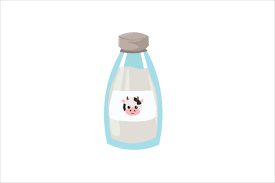 Fresh Milk Glass Bottle Beverage Icon