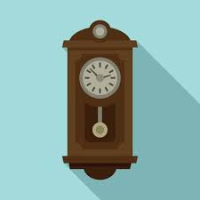 Pendulum Clock Vector Art Icons And