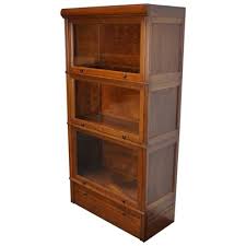 Antique Oak Stacking Bookcase By Macey