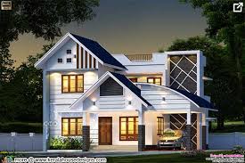 Sloping Roof Kerala House Design