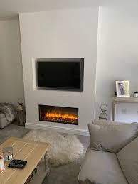 Modern Wall Mounted Fireplace And Tv