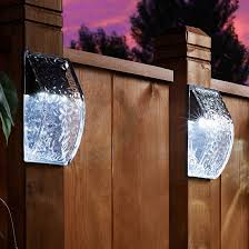 Solar Fence Lights Buy 2 Sets Save 5