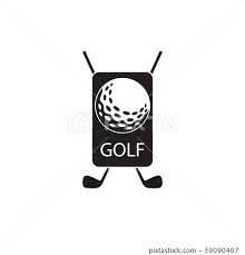 Golf Club Icon Logo Vector Graphic