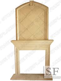 Memphis Fireplace Overmantel Stone
