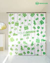 Print On Demand Shower Curtain Merchize