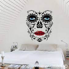 Sugar Skull Wall Tattoo Wall Art Studios