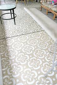 Patio Flooring Stencil Concrete Paint