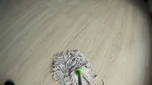 Wiping Laminate Flooring Stock