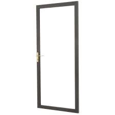 Aluminum Storm Door With Brass Hardware