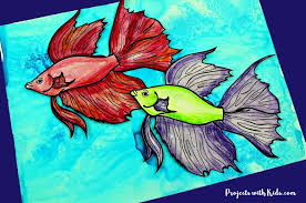 Easy Watercolor Fish Craft With Free