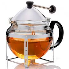Ovente Glass Teapot With Removable