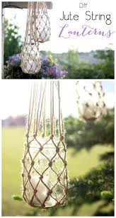 Diy Outdoor Decor String Lanterns Jar