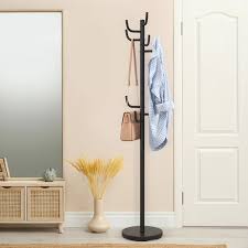 Metal Coat Rack Stand With 8 Sy