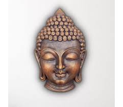 Buddha Face 3d Wall Art Relief Mural