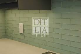 Frosted And Uneven Glass Tiles In The