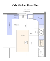 Cafe Kitchen Floor Plan