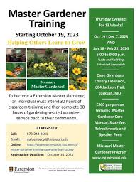 Extension Master Gardener Training