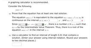 Solved X Need A Graphing Calculator Is