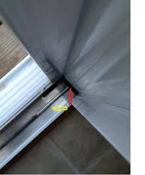 Leaking Sliding Glass Door