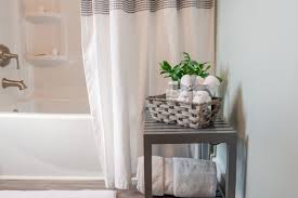 Leaking Outside A Shower Curtain