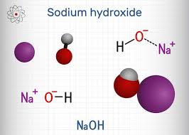 Sodium Hydroxide Caustic Soda Molecule