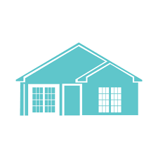 Blue Flat Houses Icon Png Svg Design