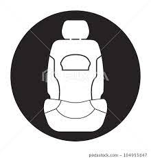 Car Seat Icon Stock Ilration