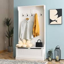 Entryway Hall Tree Storage Bench