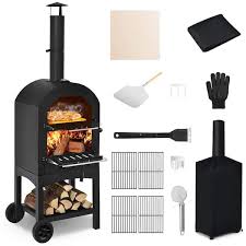 Costway Oven Wood Fire Pizza Maker