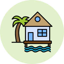 Beach House Vector Icon 20924975 Vector