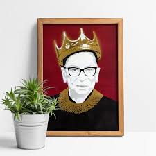 Notorious Rbg 8x10 Giclee Fine Art