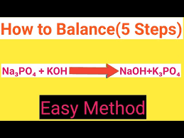 Na3po4 Koh Naoh K3po4 Balanced Equation