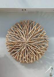 Large Driftwood Circle Wall Plaque