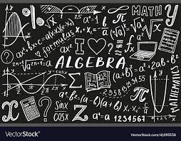 Maths Symbols Icon Set Algebra Or