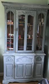 Shabby Chic Display Cabinet Painted