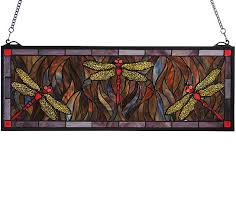 Dragonfly Stained Glass Window