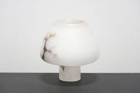 Alabaster Lamp By Angelo Mangiarotti